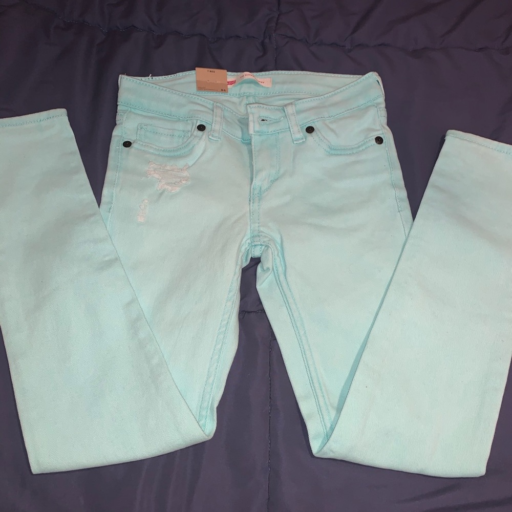 Girls Mint Levi’s Jean